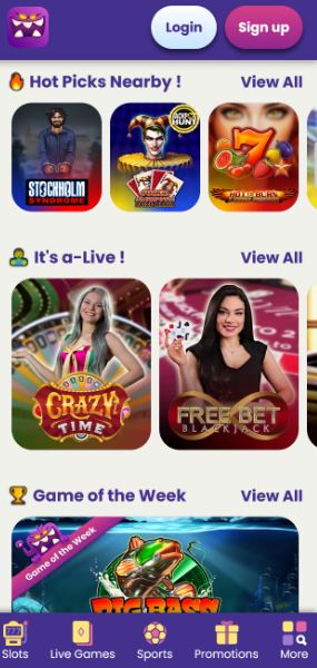 Browse mobile casino games at SlotMonster